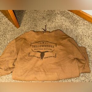 Yellowstone Dutton Ranch Brown Hoodie